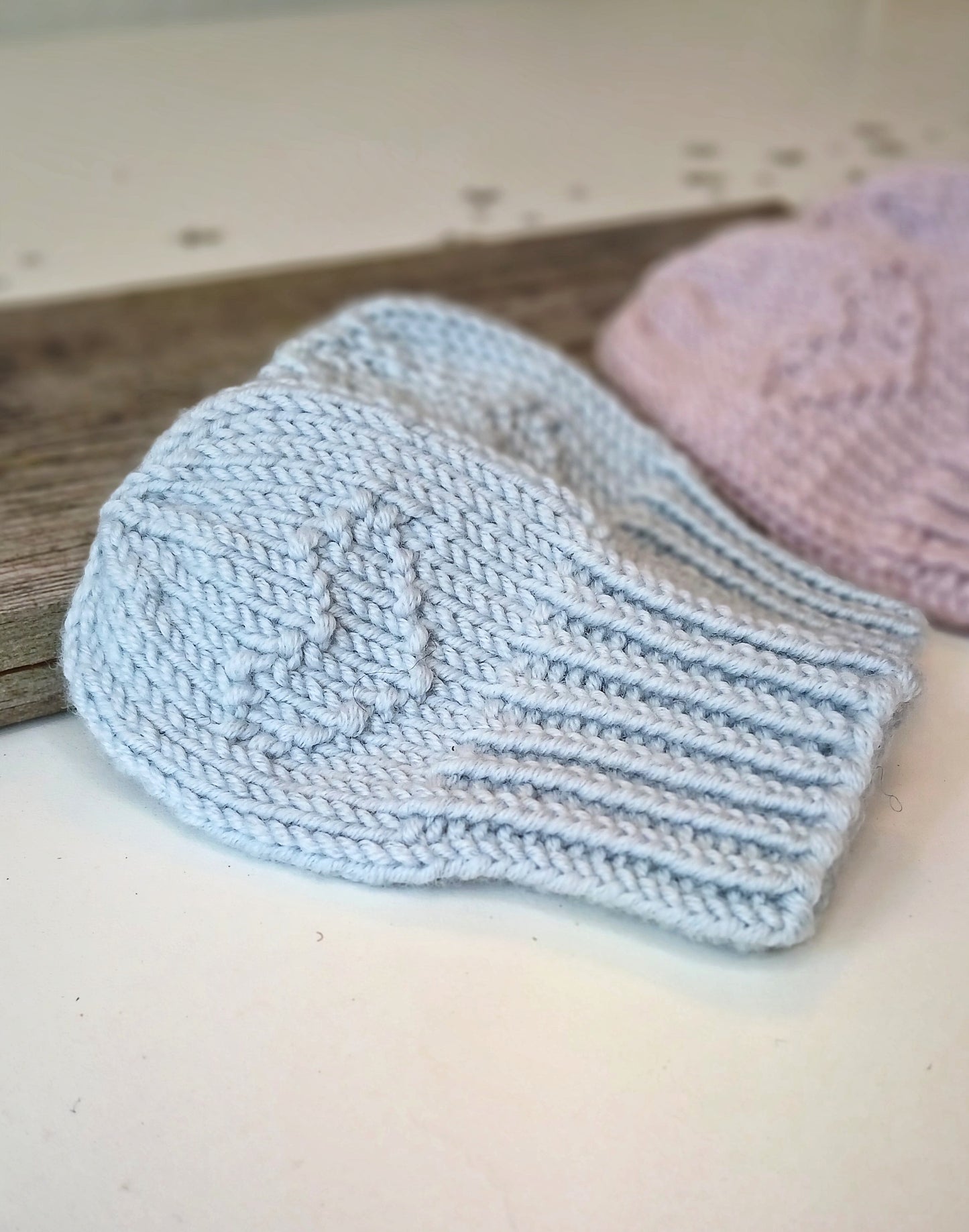 Tiny Heart Baby Mittens
