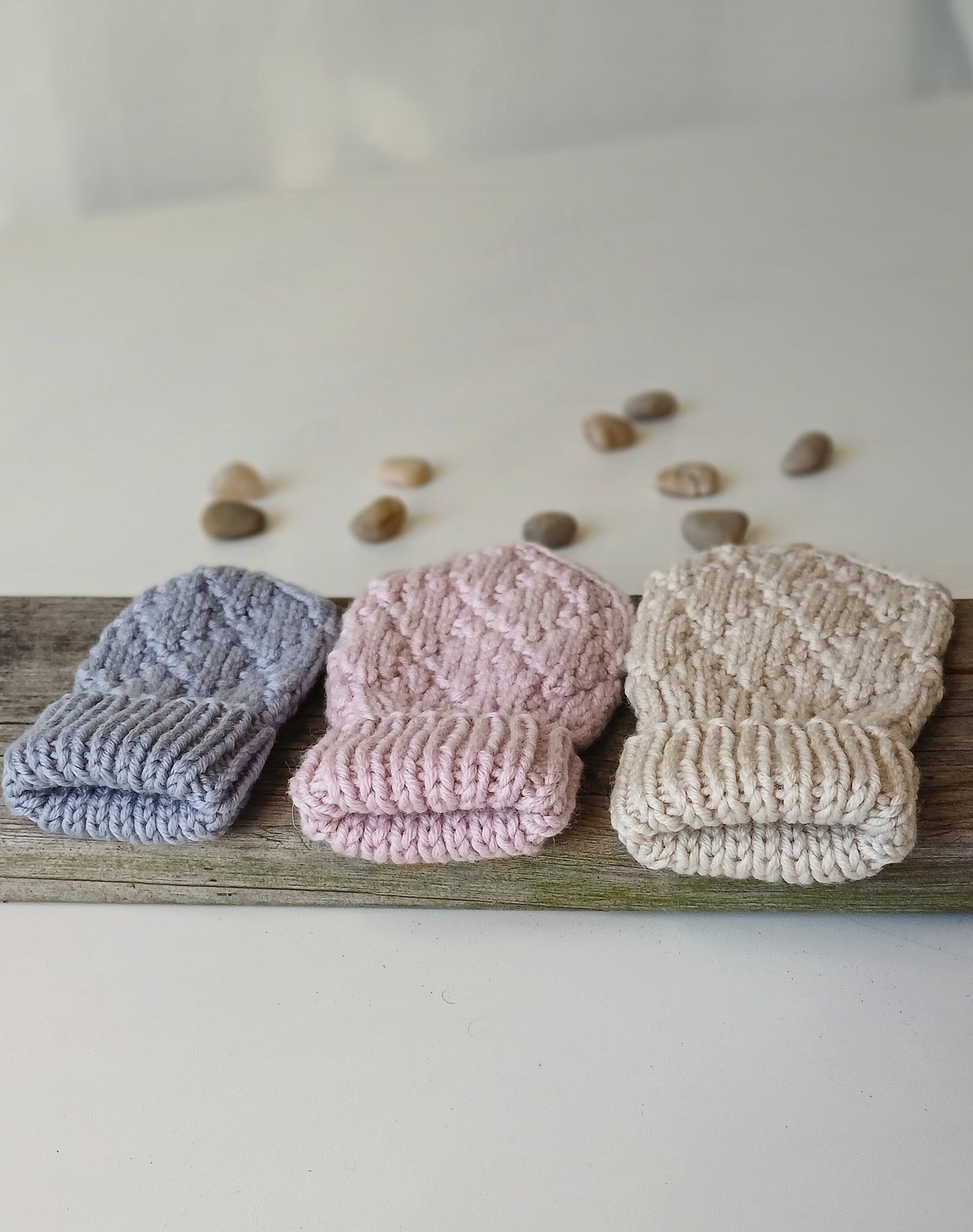 Harlequin Baby Mittens