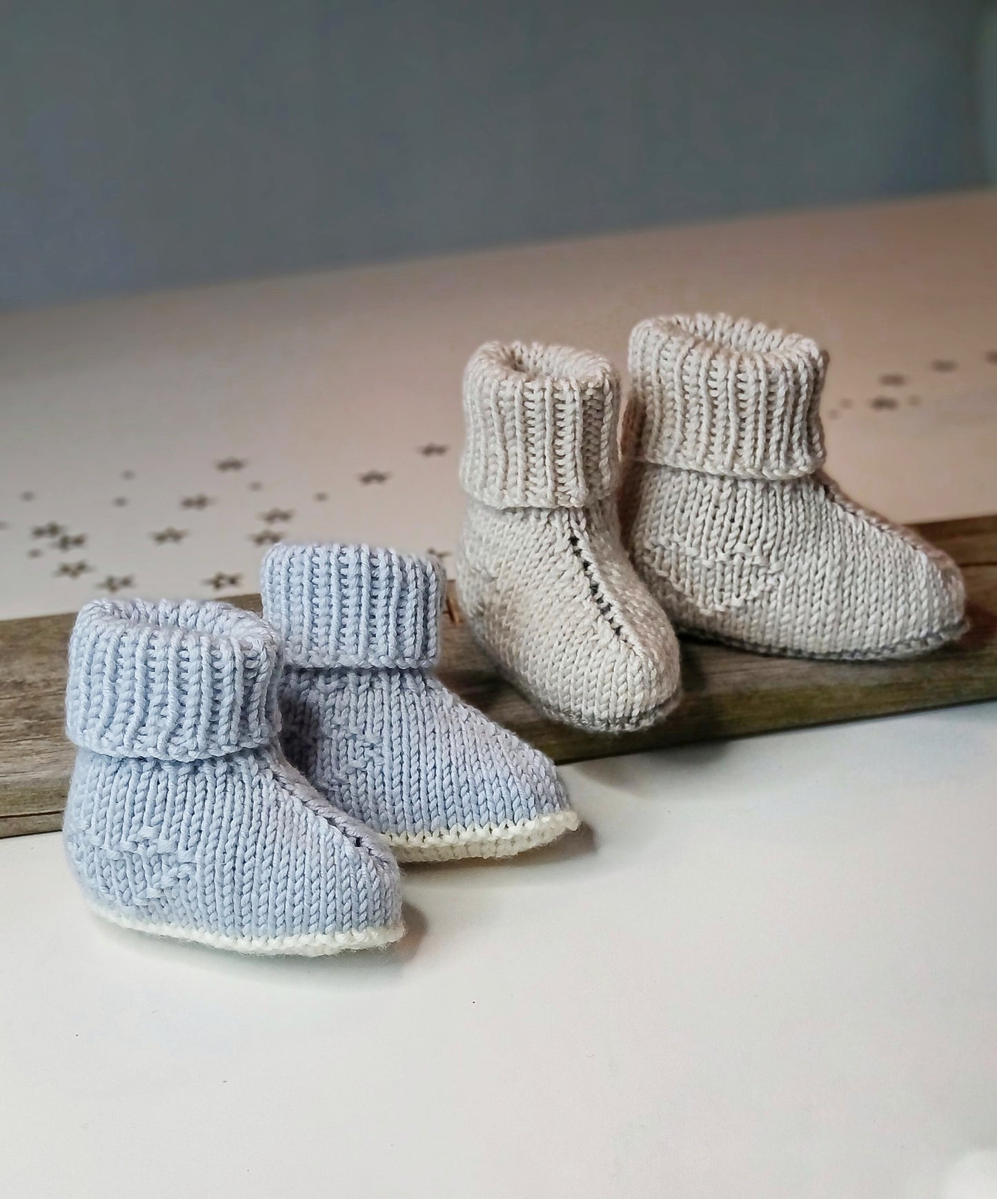 Tiny Heart Baby Booties