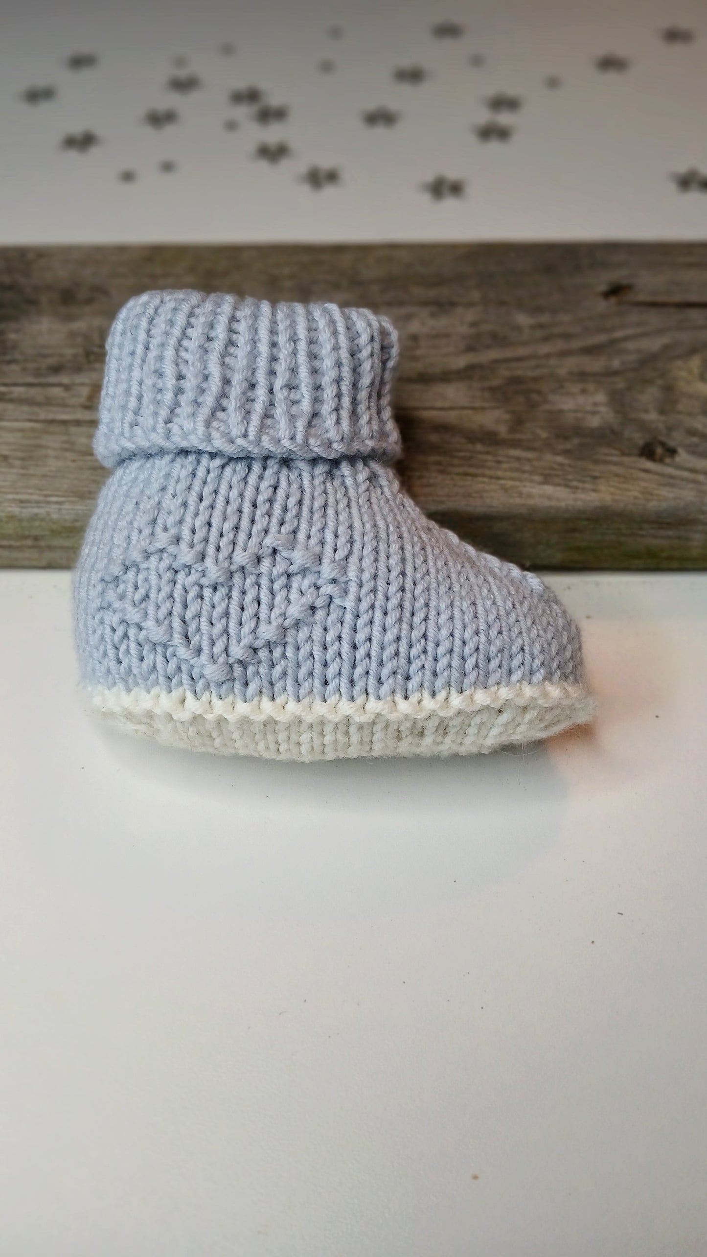 Tiny Heart Baby Booties