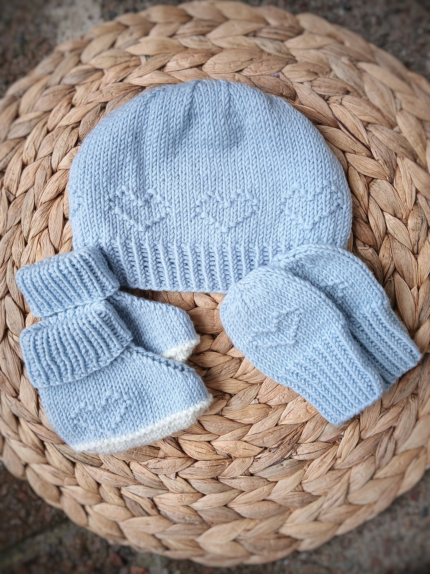 Tiny Heart Baby Hat