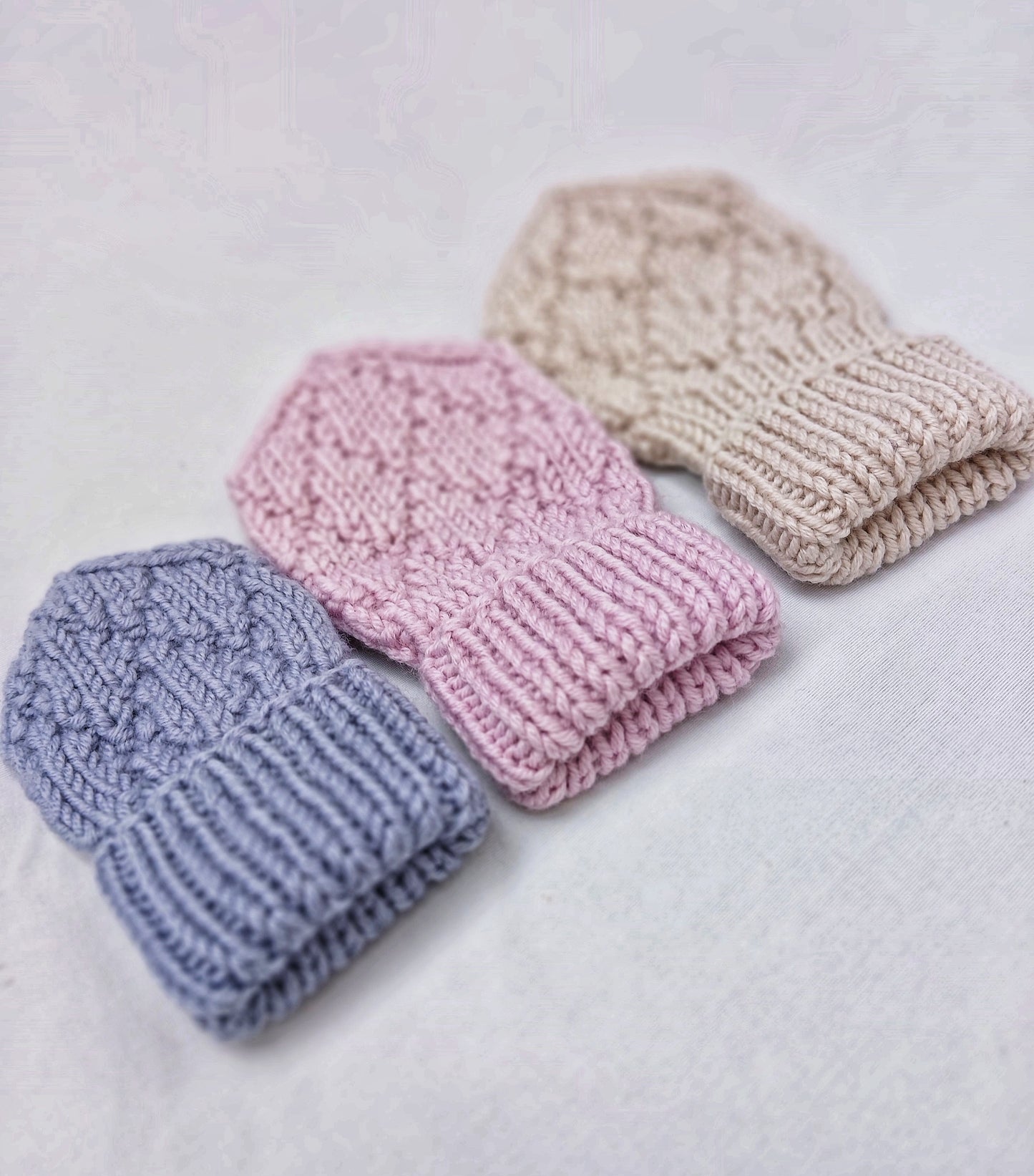 Harlequin Baby Mittens